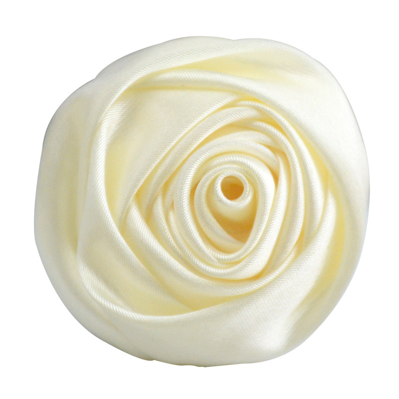 4 Teile/los 5,5 cm Satin Stoff Handgemachte Dreidimensionale Simulation Rose Knospe Großhandel DIY Schmuck Schuhe Und Hut Zubehör – Detail 7