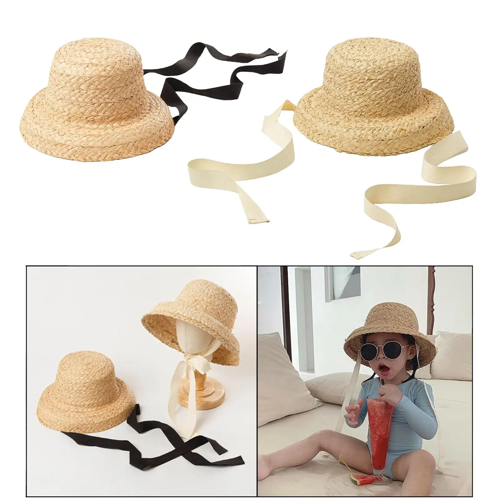 Lovely Kids  Wide  Eaves Travel Beach Sun Hat  Children Toddler Travel Outdoor