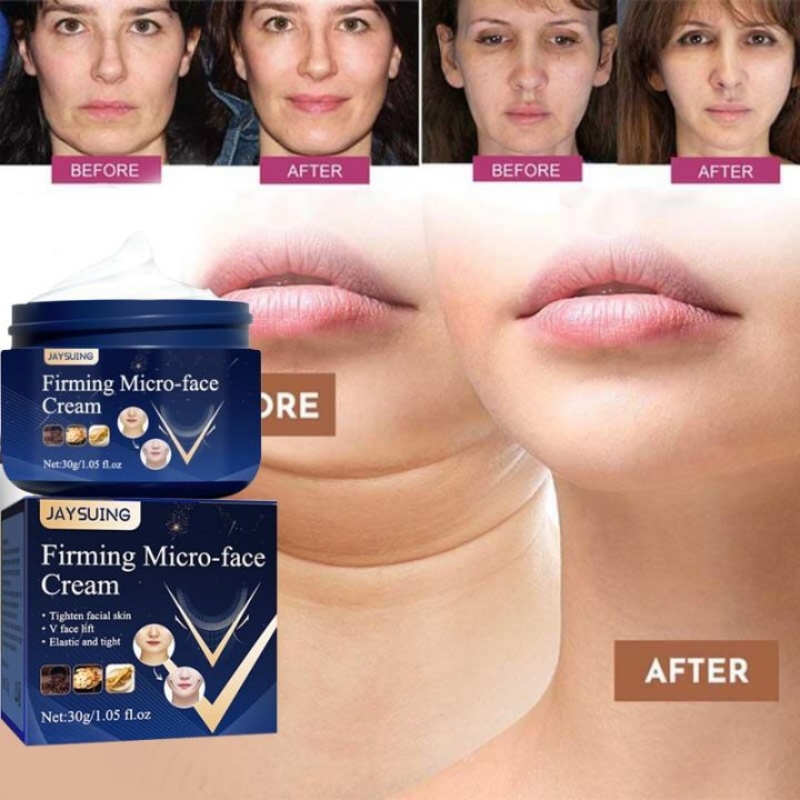 Best of V-Shape Slimming Cream Firm Face-lift Removal Double Chin Eliminate Masseter Muscle Tighten Two-Mandibular Line Anti-aging Cream Reviews & Tips - Image 2