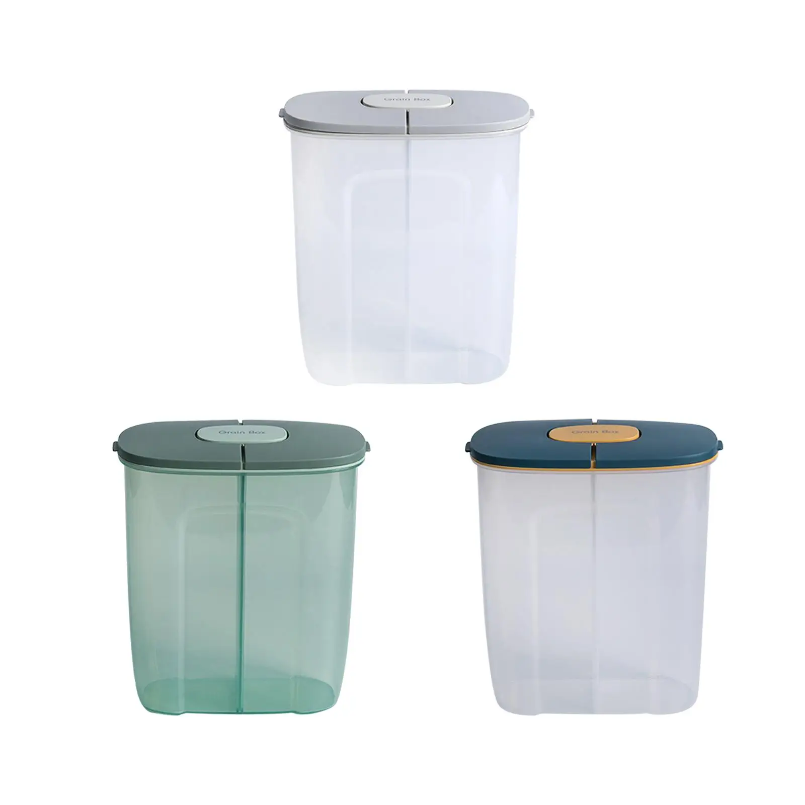 Cereal Container with Storage Compartment Kitchen Organization for Snacks