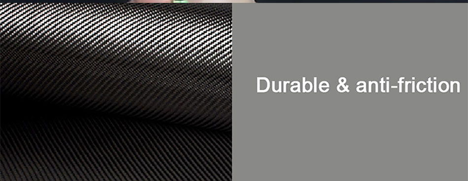 Carbon Fiber RFID Blocking Leather Wallet - Mens Credit Card Holder Case