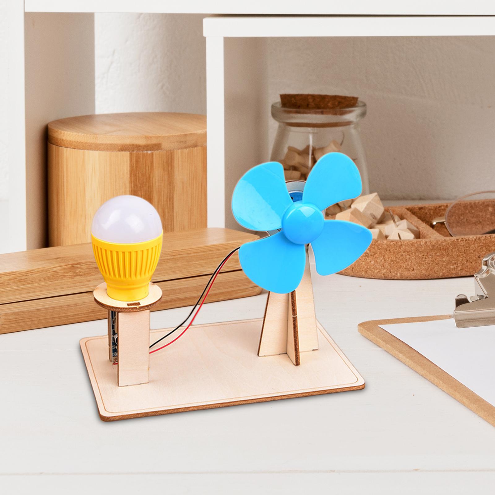 Science Experiments DIY Kits Wind Generator Wooden Building Kits for Teens Children Gifts Age 8 9 10 11 12 Years Old Girls Boys