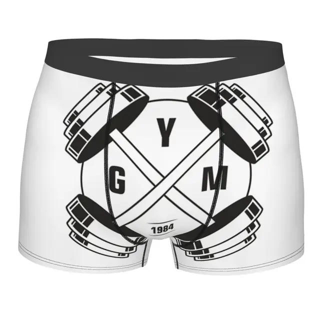 Male Sexy Sparta Gym Logo Underwear Boxer Briefs Men Stretch Sexy Couple  Shorts Underpants - AliExpress