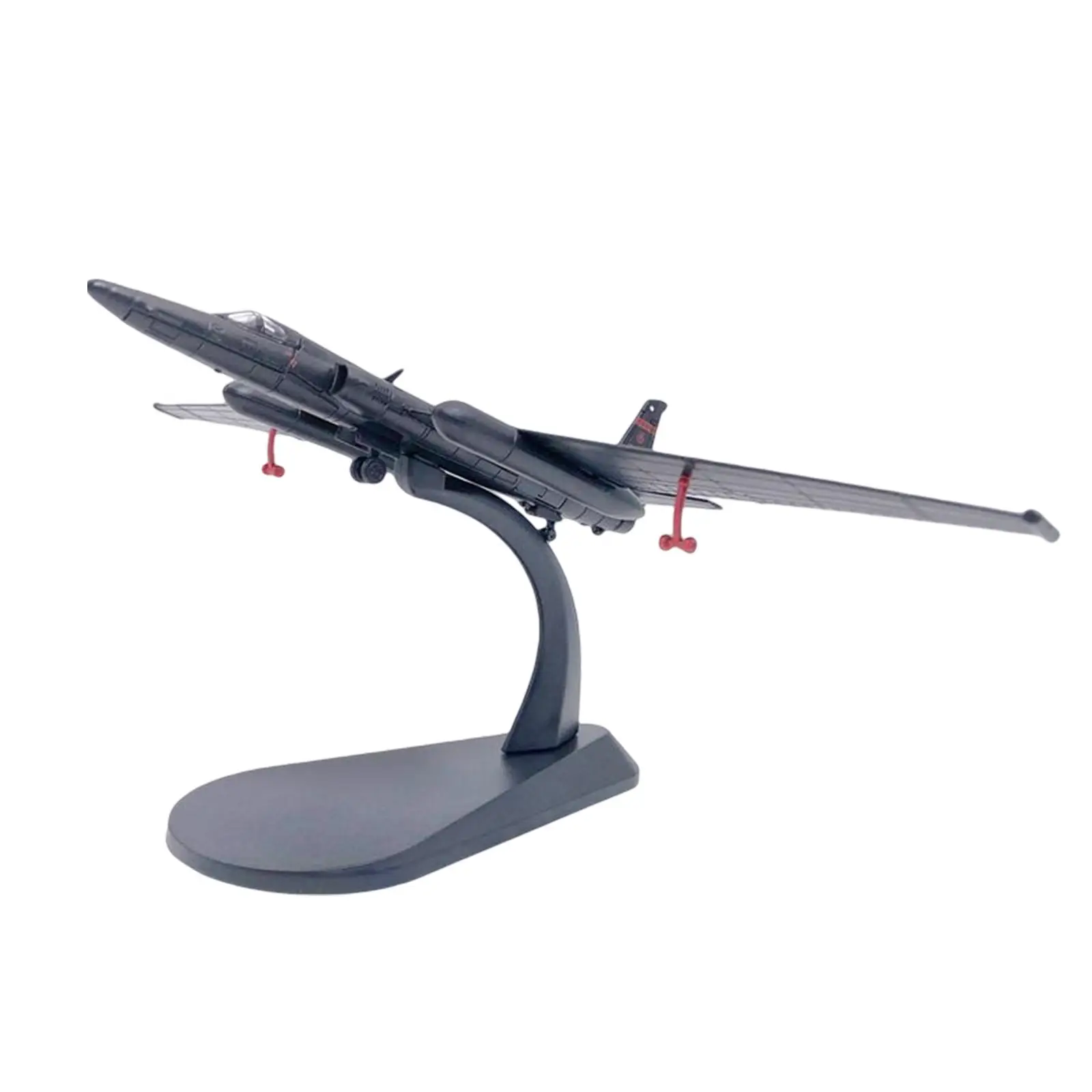 1:144 U2 Reconnaissance Airplane Model with Stand, ,13.5Cmx21.5cm Ornaments