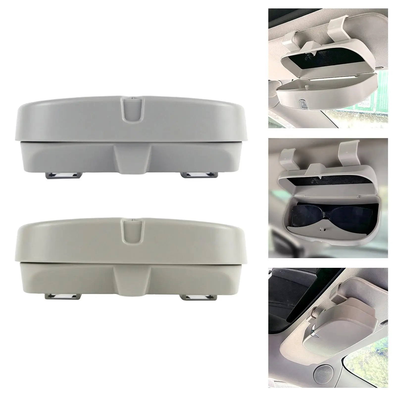 Car Glasses Holder Clip Protective Box Storage Box for Y