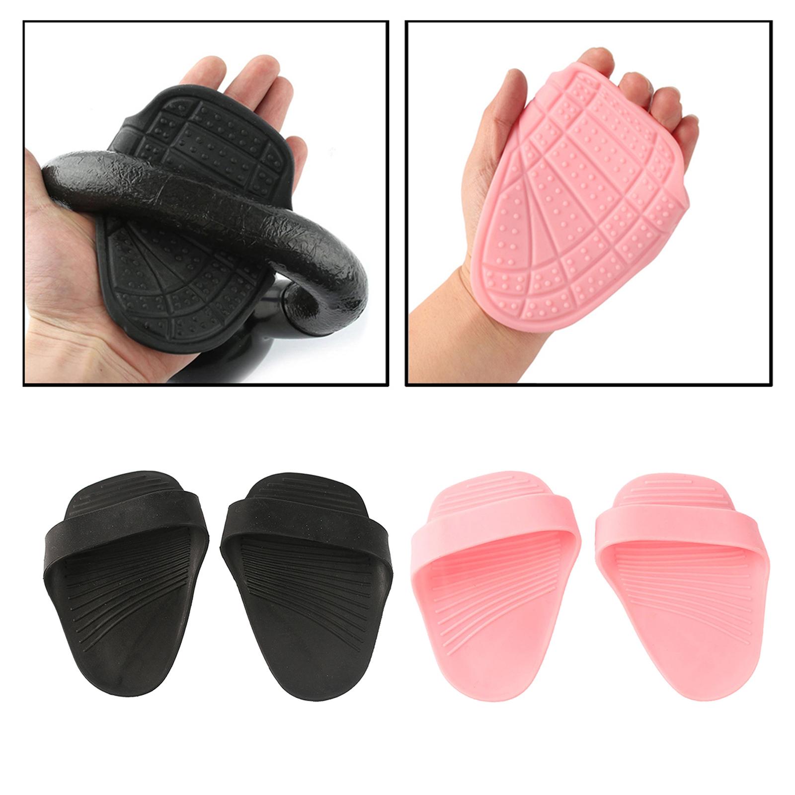 Anti Skid Weight Lifting Hand Guard Gloves Dumbbell Pull Up Grip Protector Pads Fitness Sport Home Gym Workout Accessory