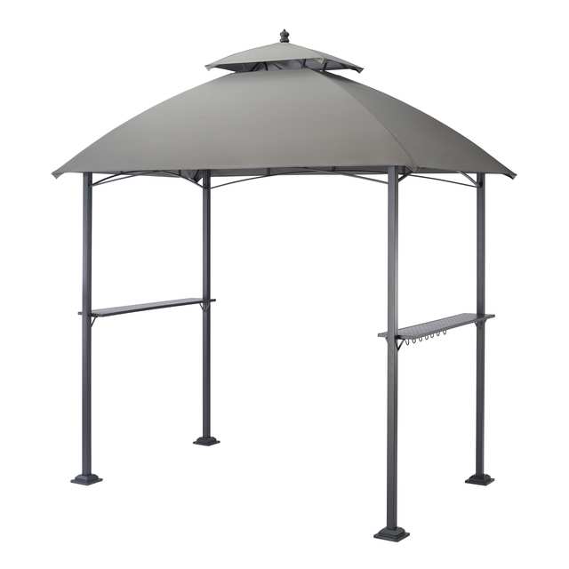 Mainstays Ledger 5 x 8 Outdoor Grill Gazebo with Canopy Top