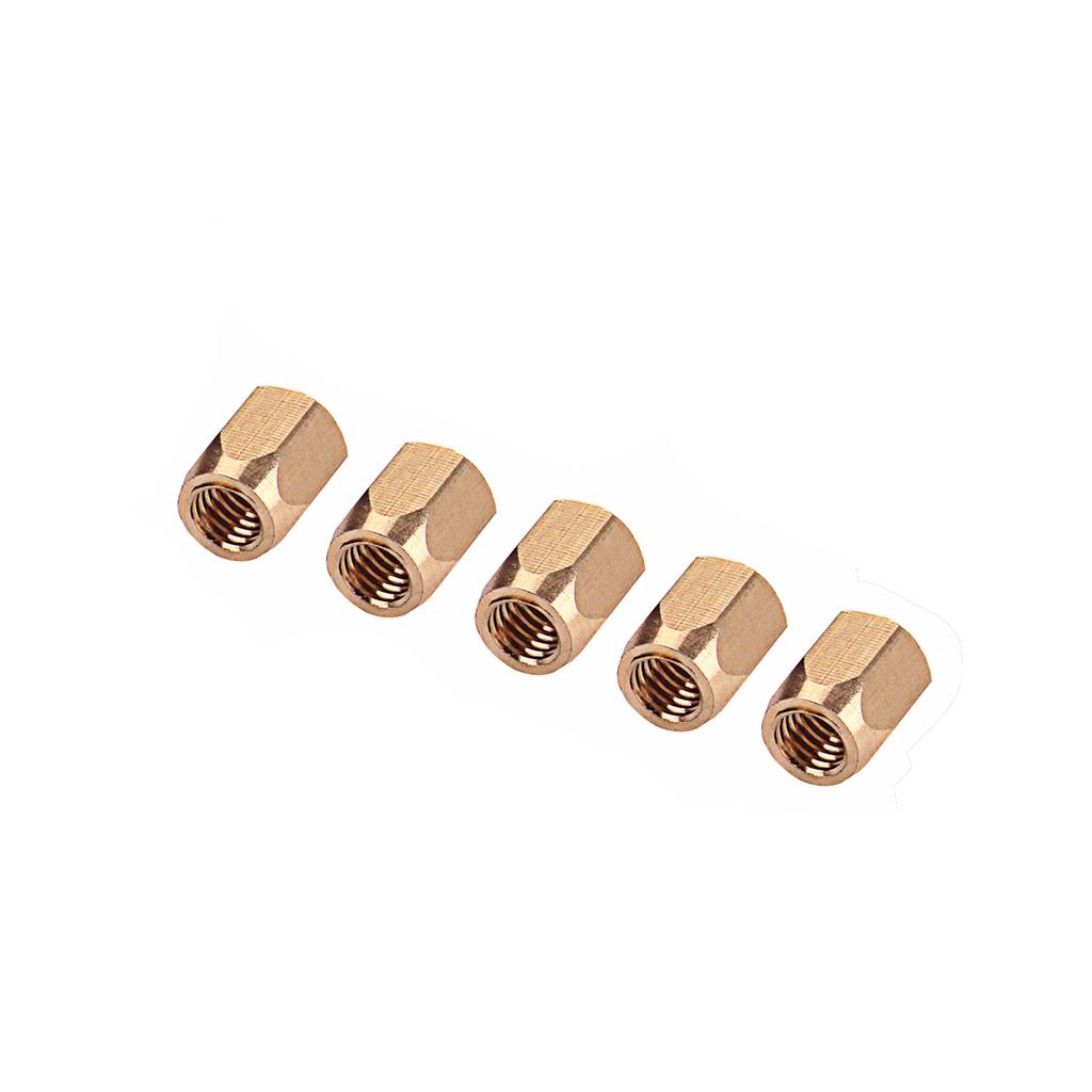 5x Brass Guitar  Rod Nut for Electric Guitar Bass accessories