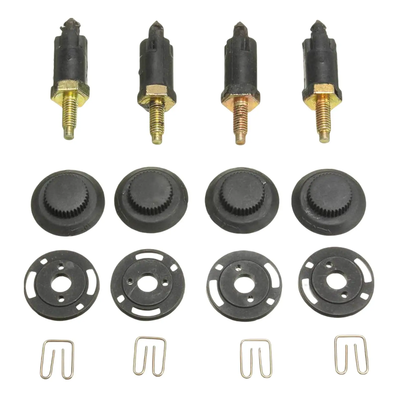 4Sets Engine Cover Bolt and Clip Set 013711 Replacement Car Accessories 0137F6
