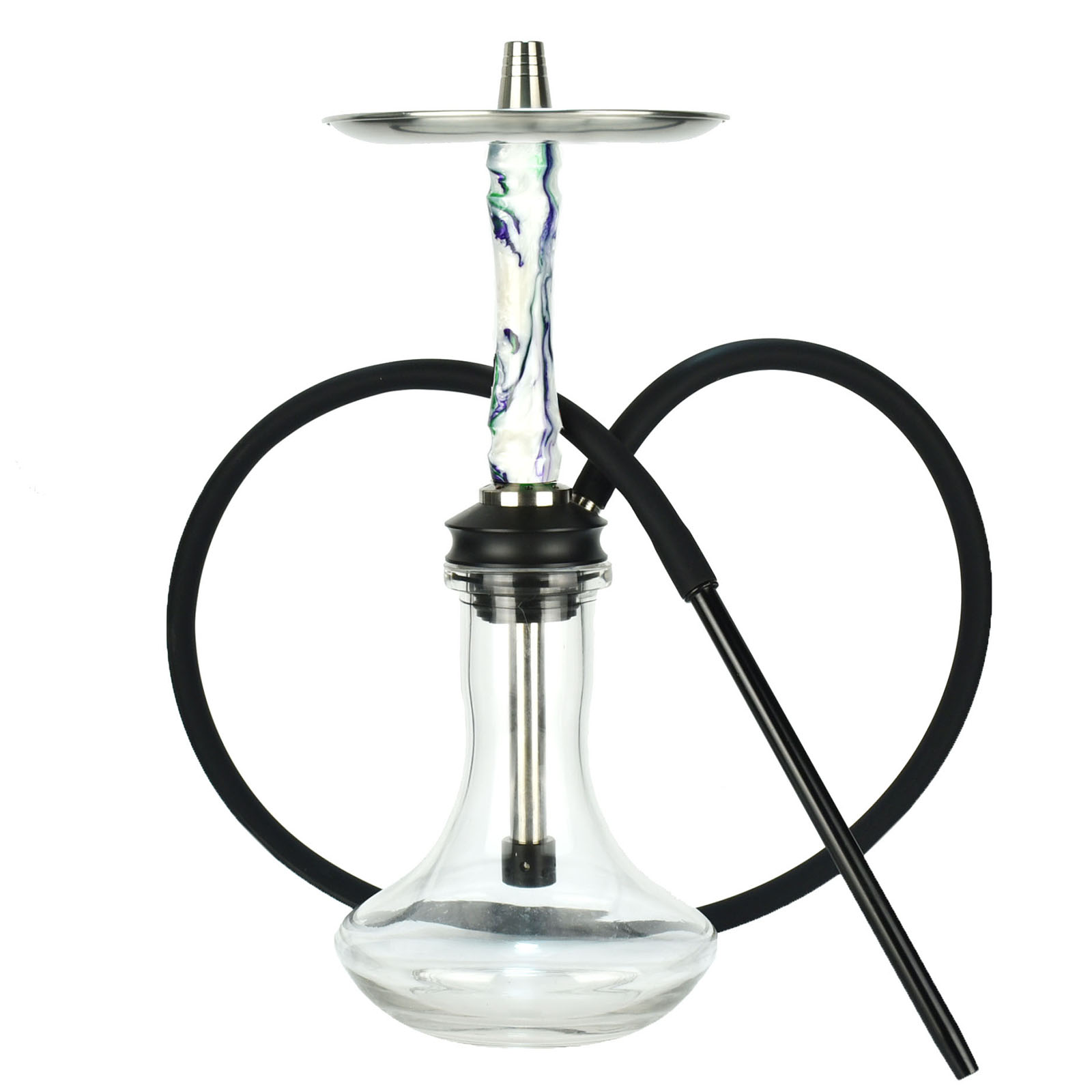 Aluminum Hookah Set with Silicone Hose and Metal Tray Bongs in Australian