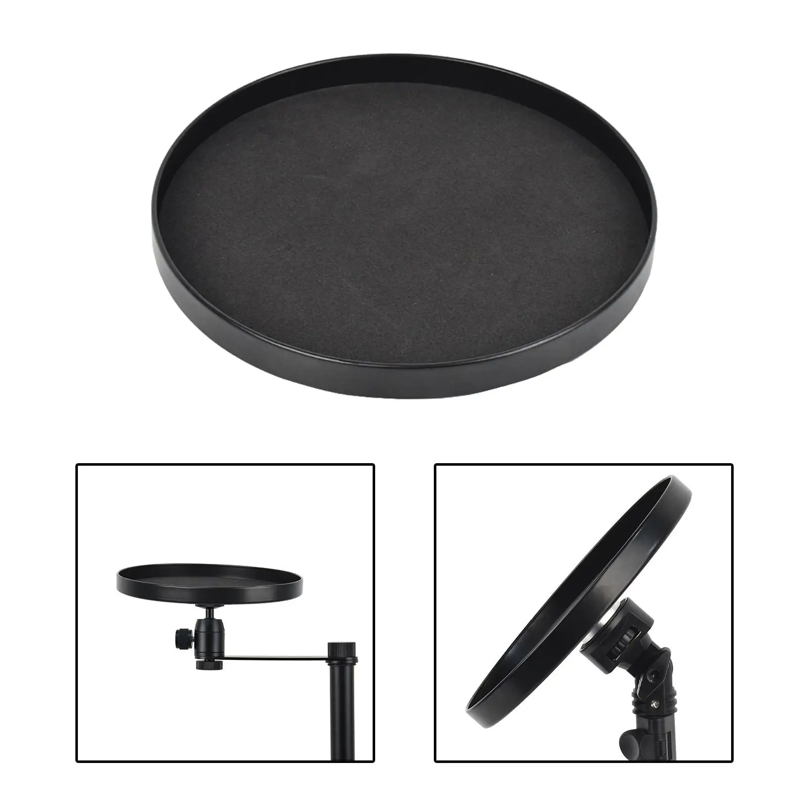 1/4inch Screw Projector Tray Computer Stand Laptop Platform Professional Durable Removable Metal for Car Notebook Home Devices