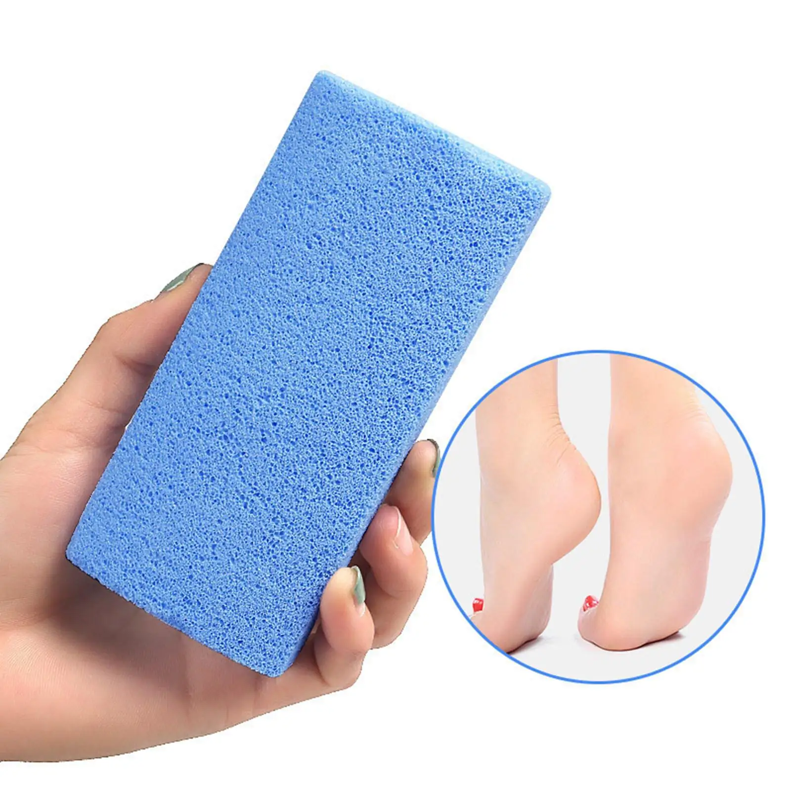 Cuboid Foot Pumice Stones Foam Exfoliator Tool Foot Callus Remover Scrubber for Dead Hard Skin Remover Foot Care Heel Grinder