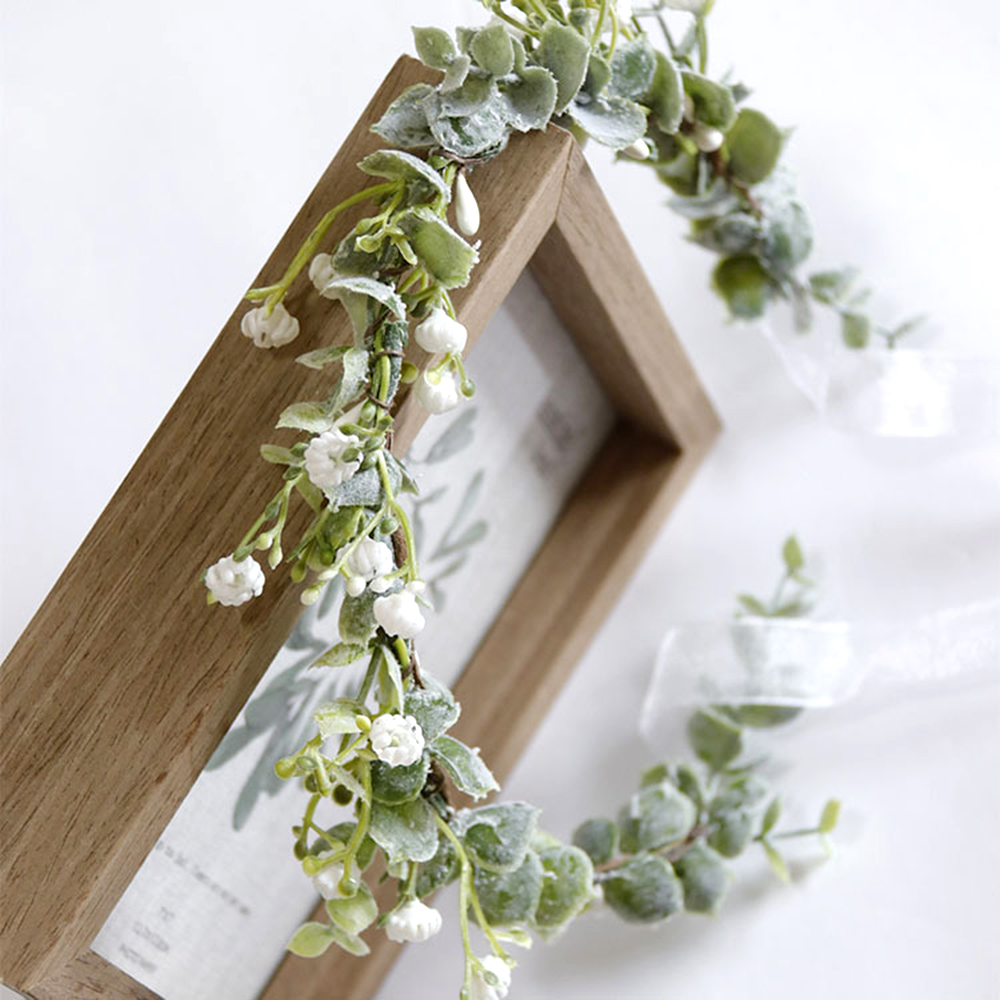 Handgemachte Gänseblümchen Kopfbedeckung Blumen Stirnband Haar Kopfschmuck Blumenkrone für Frauen Mädchen Fee Elf Foto Requisiten Hochzeit Zubehör haarkränze blumen – Detail 2