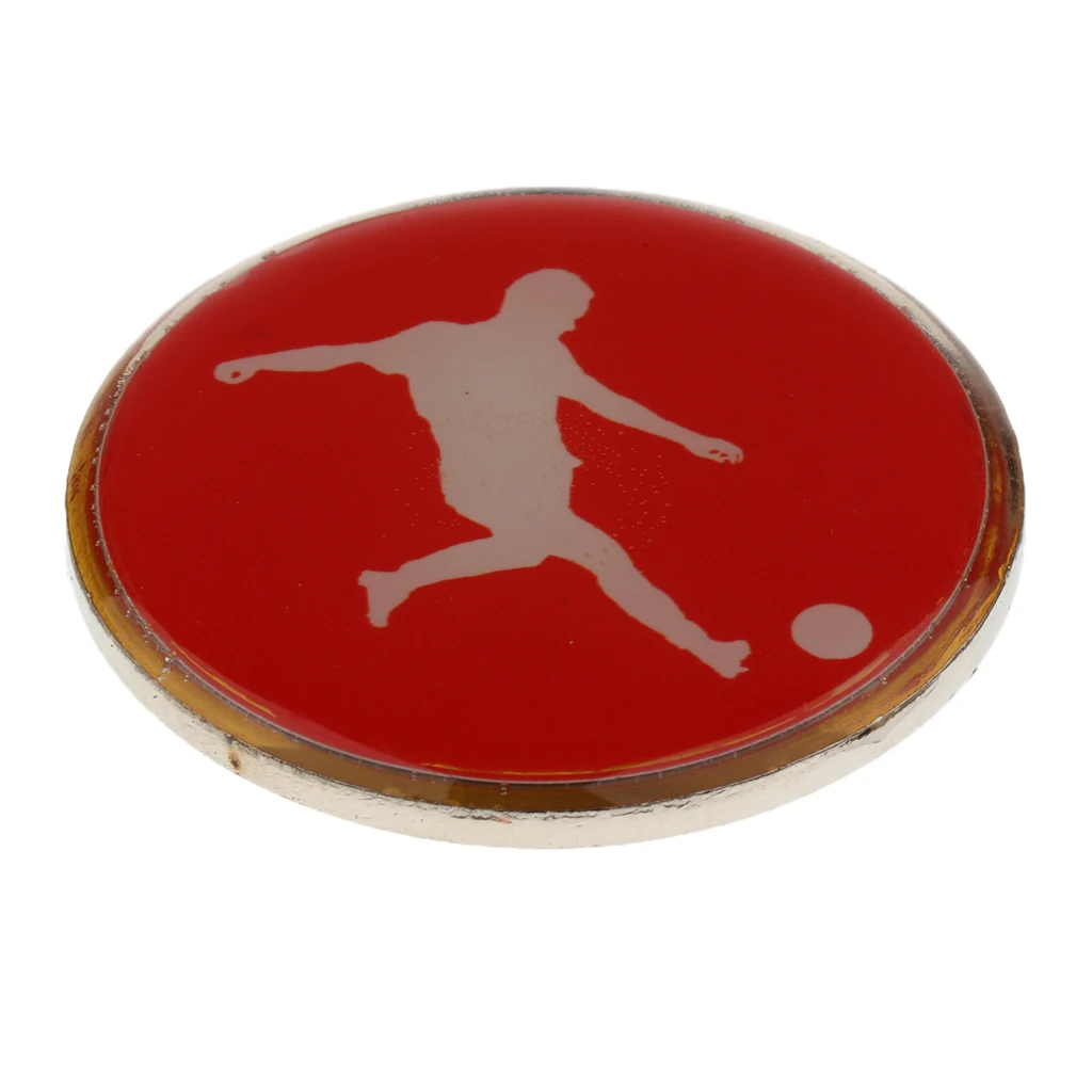Football Referee  Coin Disc Lightweight Durable Badminton Accessary