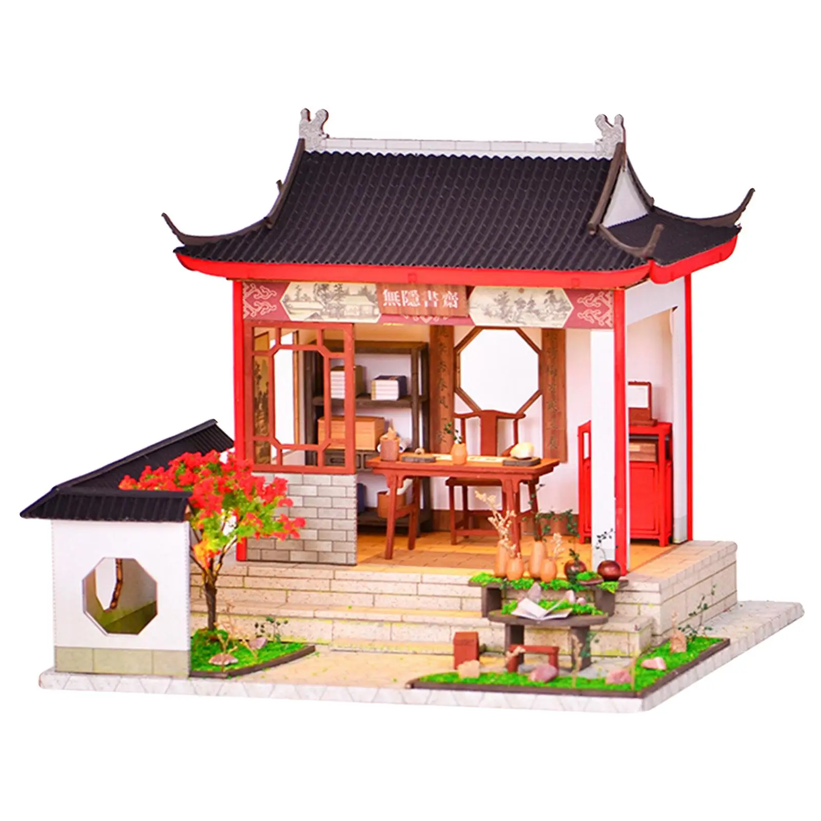 DIY Miniature And Furniture Dollhouse with  Decor Toy