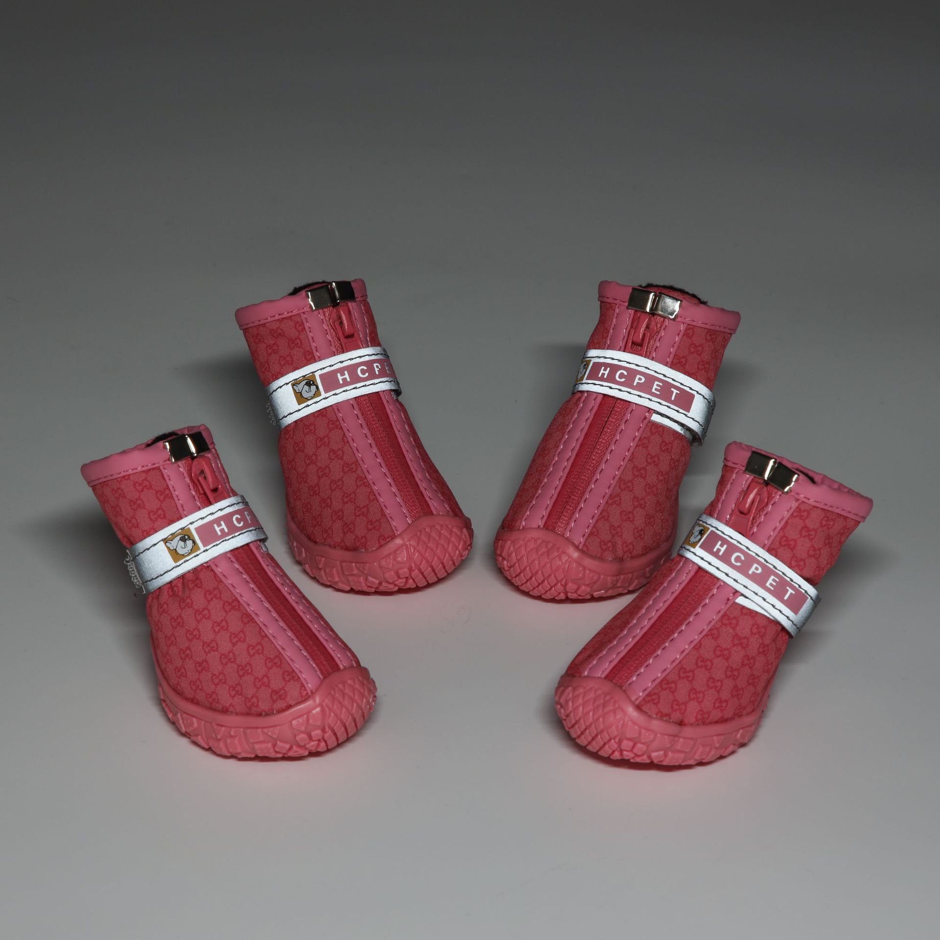 Rosa New Dog Shoes Pet Products Novos Pet Shoes Botas Impermeáveis e
