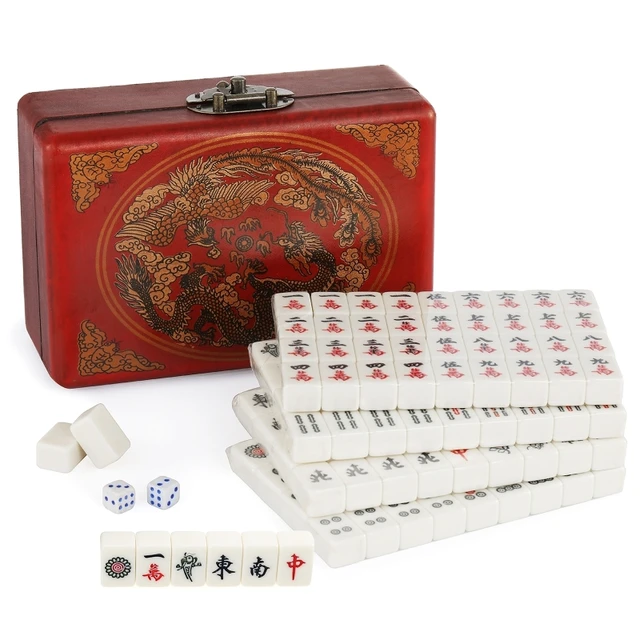 NEW Chinese Mahjong Set Game Board Game Mah Jong