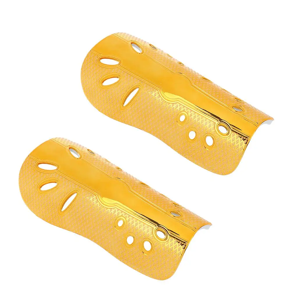 Electroplated Shin Guard Pads Shinguard Soccer Protective Gear