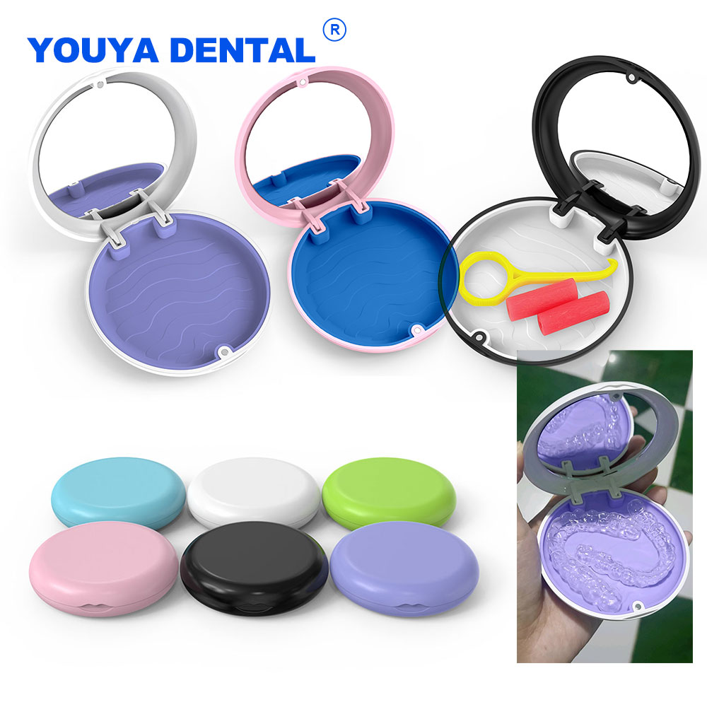 Best of Orthodontic Case Dental Retainer Box Portable Denture Storage Box Mouth Guard Oral Hygiene Braces Organizer Dentistry Accessorie Reviews & Tips