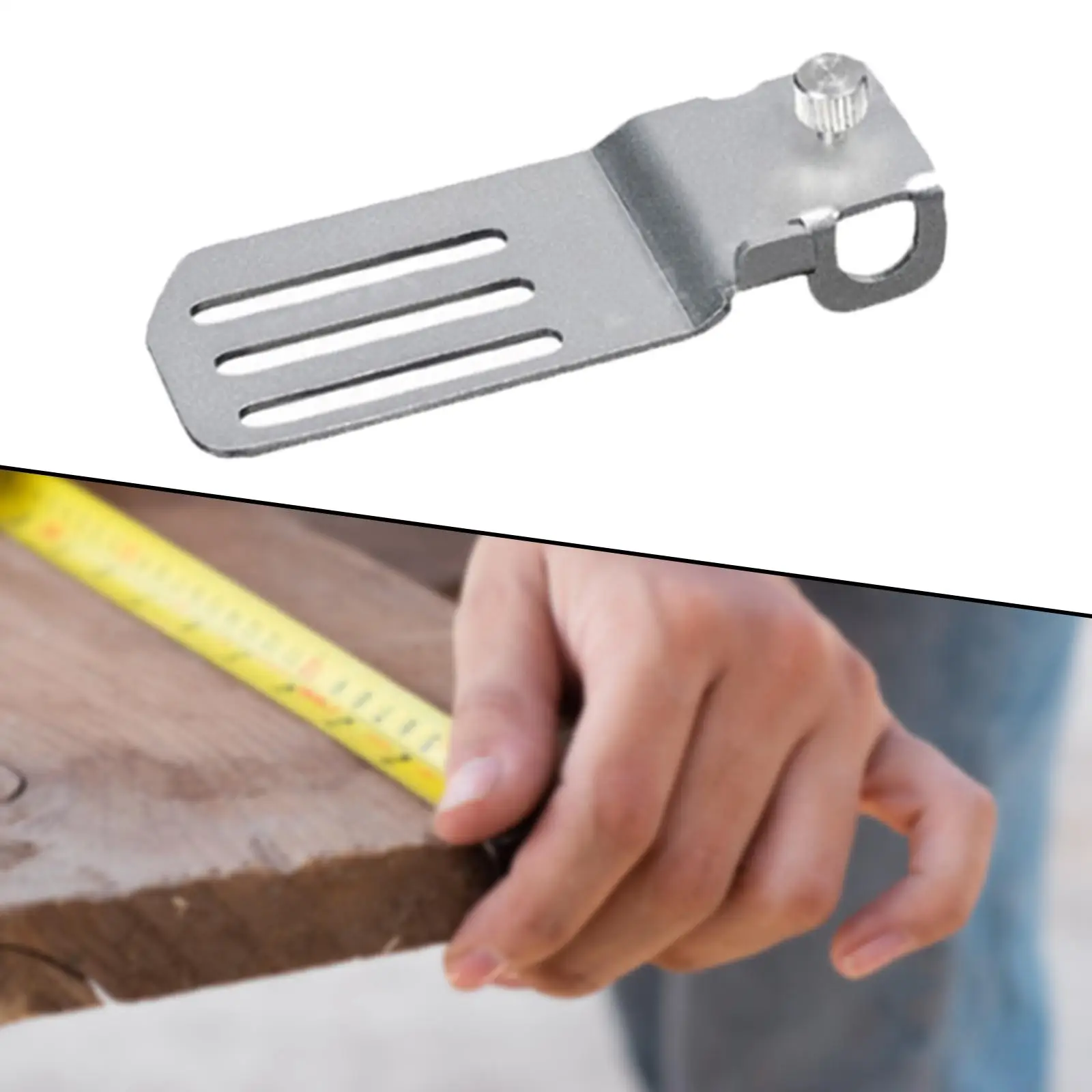 Multifunctional Tape Measure Marker Ruler Marker Scribing Pencil Holder for Woodworking