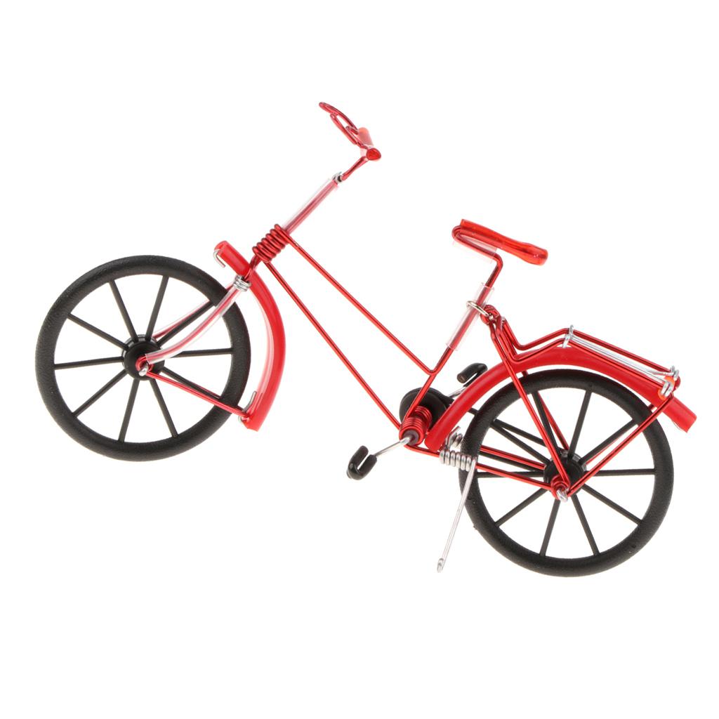 MagiDeal Retro Handicraft - Vintage Iron Bike Model Handmade Iron Bicycle Desktop Decoration Souvenirs Gift