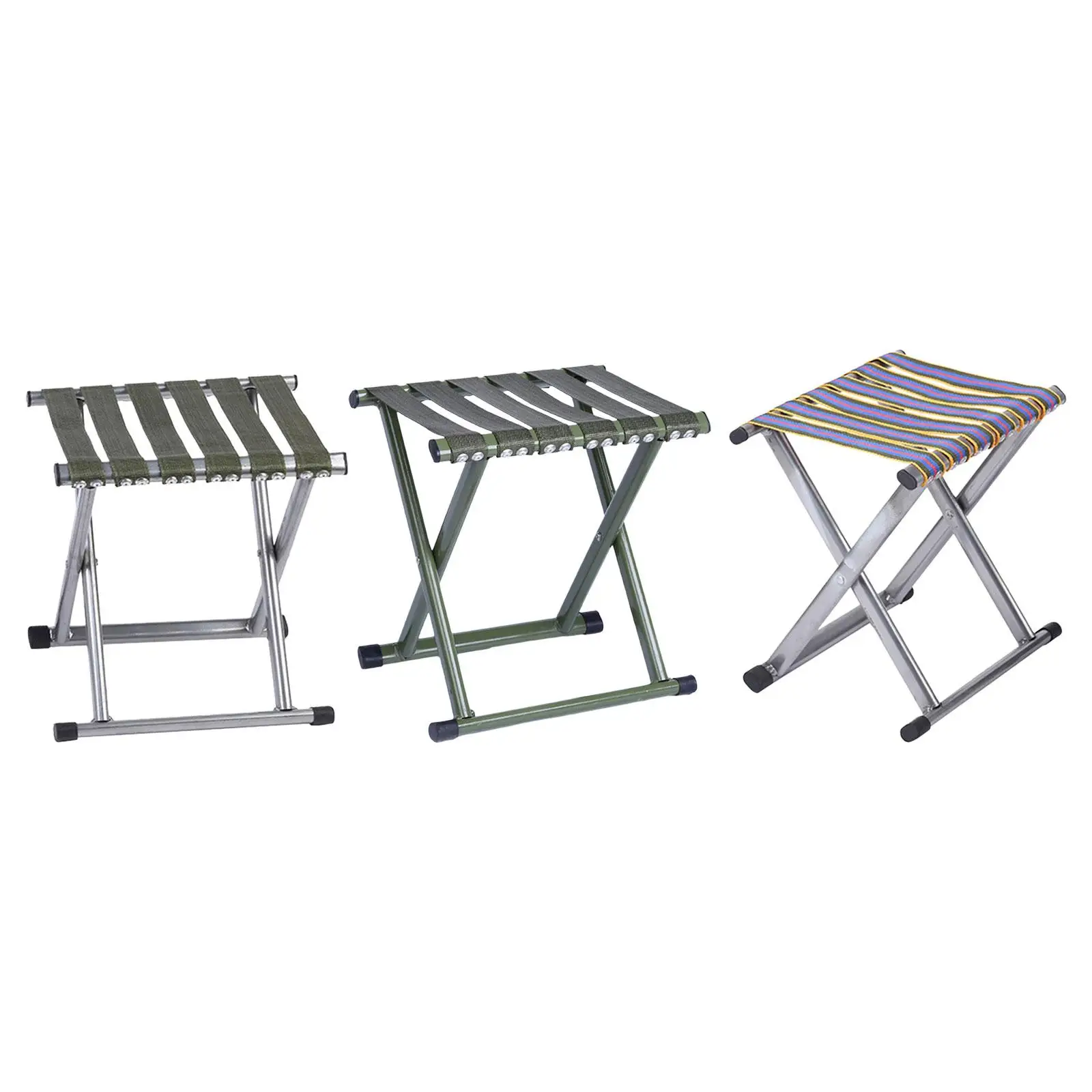 Folding Camping Stool Seat Foldable Footstool for Gardening Festival Travel