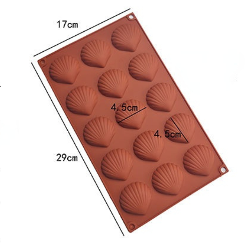 Food Grade Madeleine Kuchen Form Shell Geformt Silikon Backen Cookie Keks Form DIY Backformen Pan Form Küche Zubehör – Detail 4