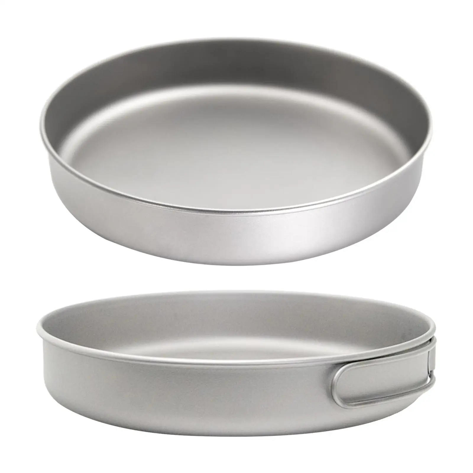 Titanium Pan Camping Cookware Cooking Equipment for Backpacking Hiking