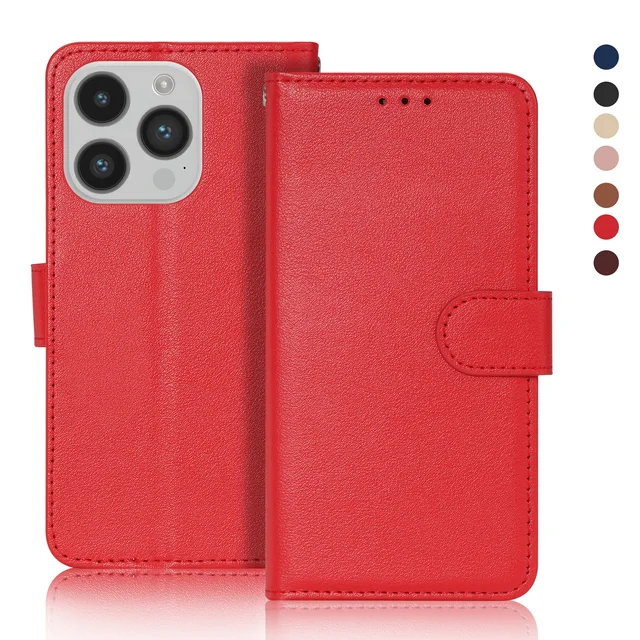 FYY Luxury PU Leather Wallet Case for iPhone 6/6s, [Kickstand Feature] Flip  Phone Case Protective Shockproof Folio Cover with [Card Holder] [Wrist