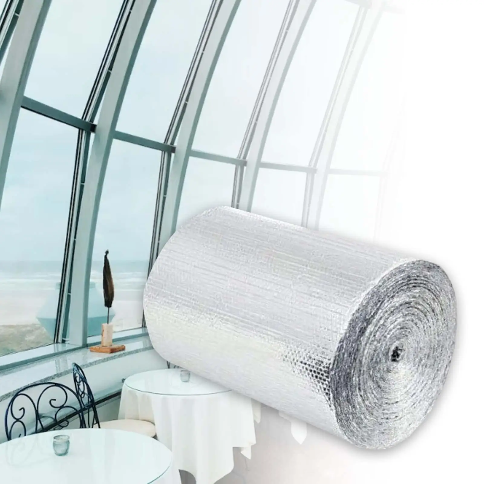 Insulation Aluminized Film Reliable Shockproof  Wear Resistant Waterproof Aluminized Film for Greenhouse Attic Windows Building