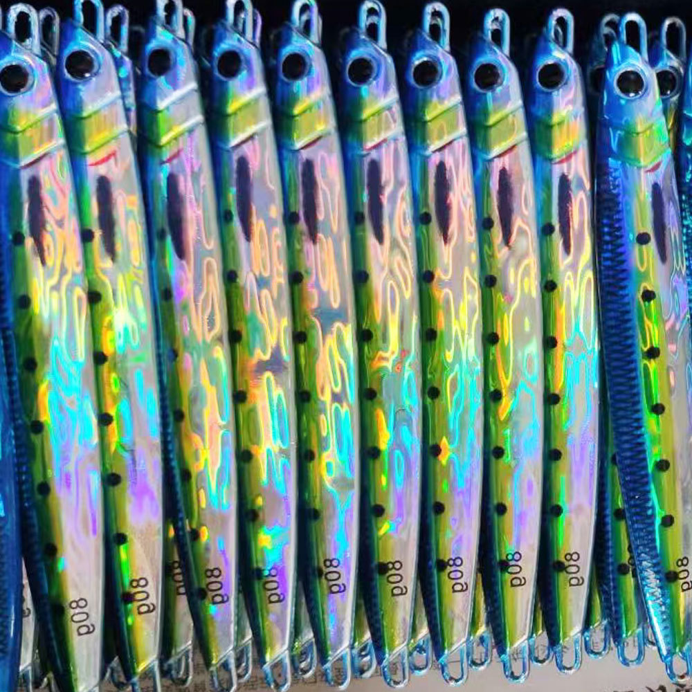 Slow Shake lead mental jigs Fish Lead UV 3D Printing Lure 60 ''Sport