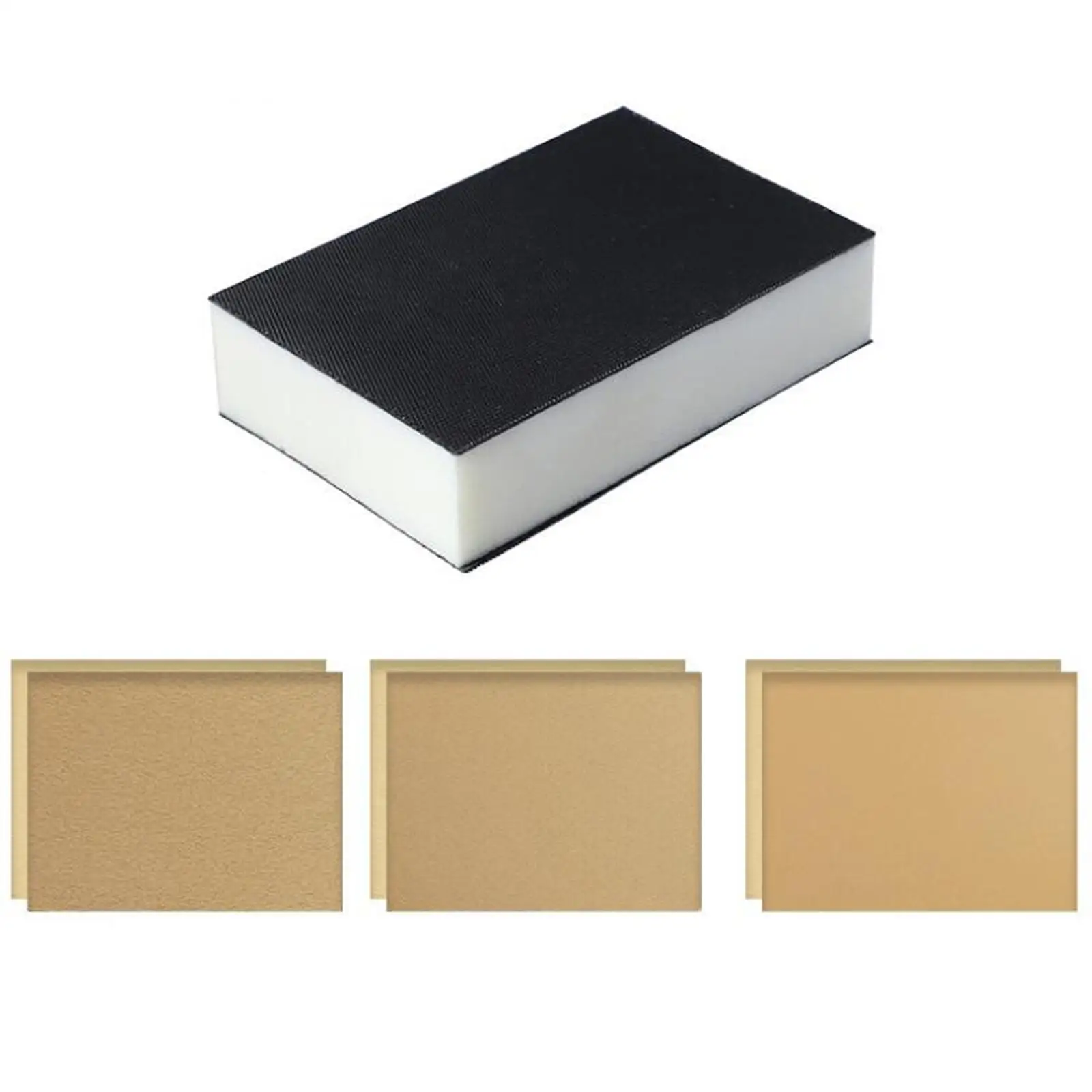Portable Sanding Kit Sanding Paper with Replacement Sandpaper Detail Handle Sanding Tools for Products Finishing Sanding