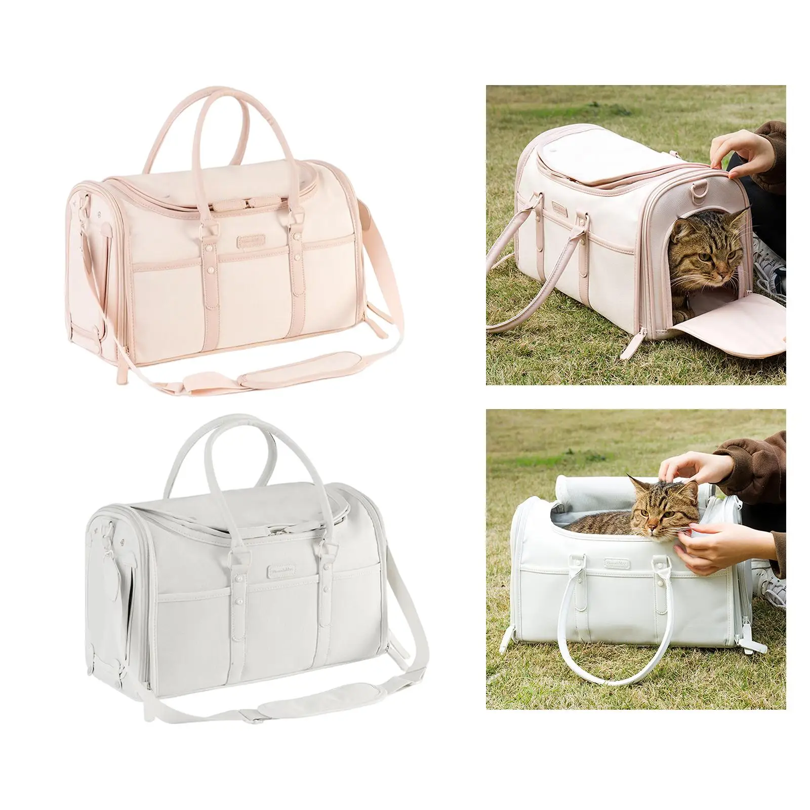 Pet Carrier Pet Travel Transport Bag Pet Bag Portable Tote Bag Dog Carrier Cat Carrier Bag for Dog Cat Outdoor Sightseeing