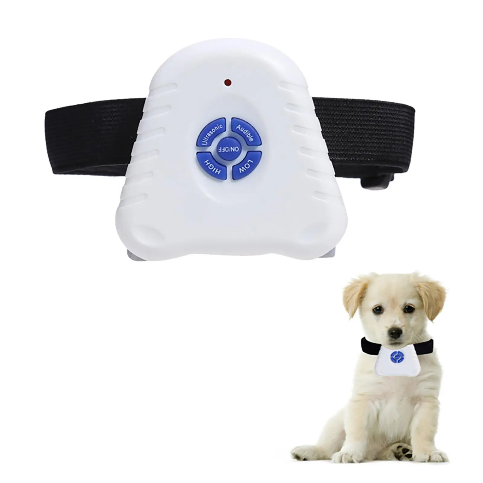 Ultrasonic Training Device Waterproof Electric Adjustable No Bark Supplies Clicker Portable Barking Control Collar for Dog Pet