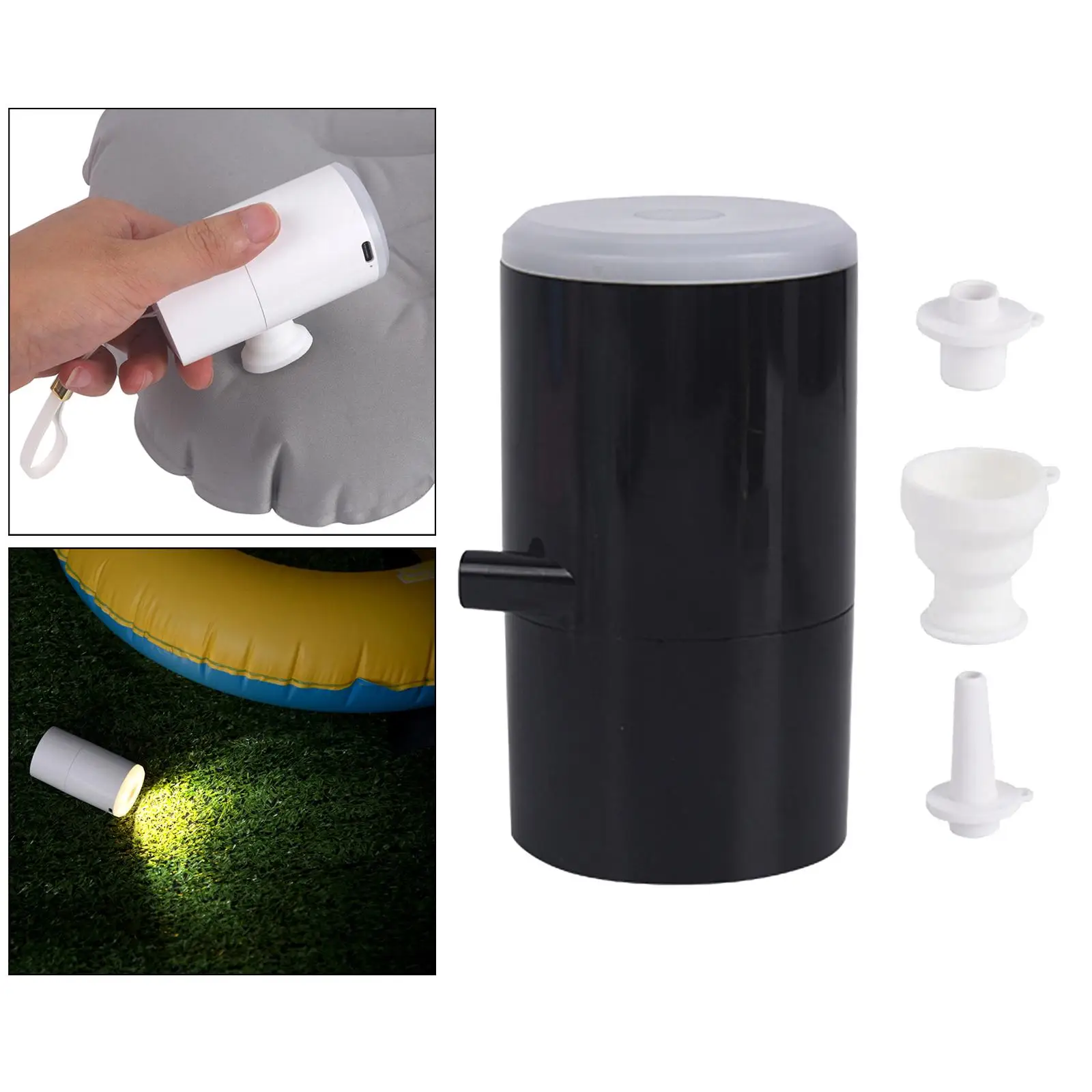 Electric Air Pump Rechargeable Inflatable Pool Pump  Beds Air Mattress Swimming  Inflatable Pool Floats Toy
