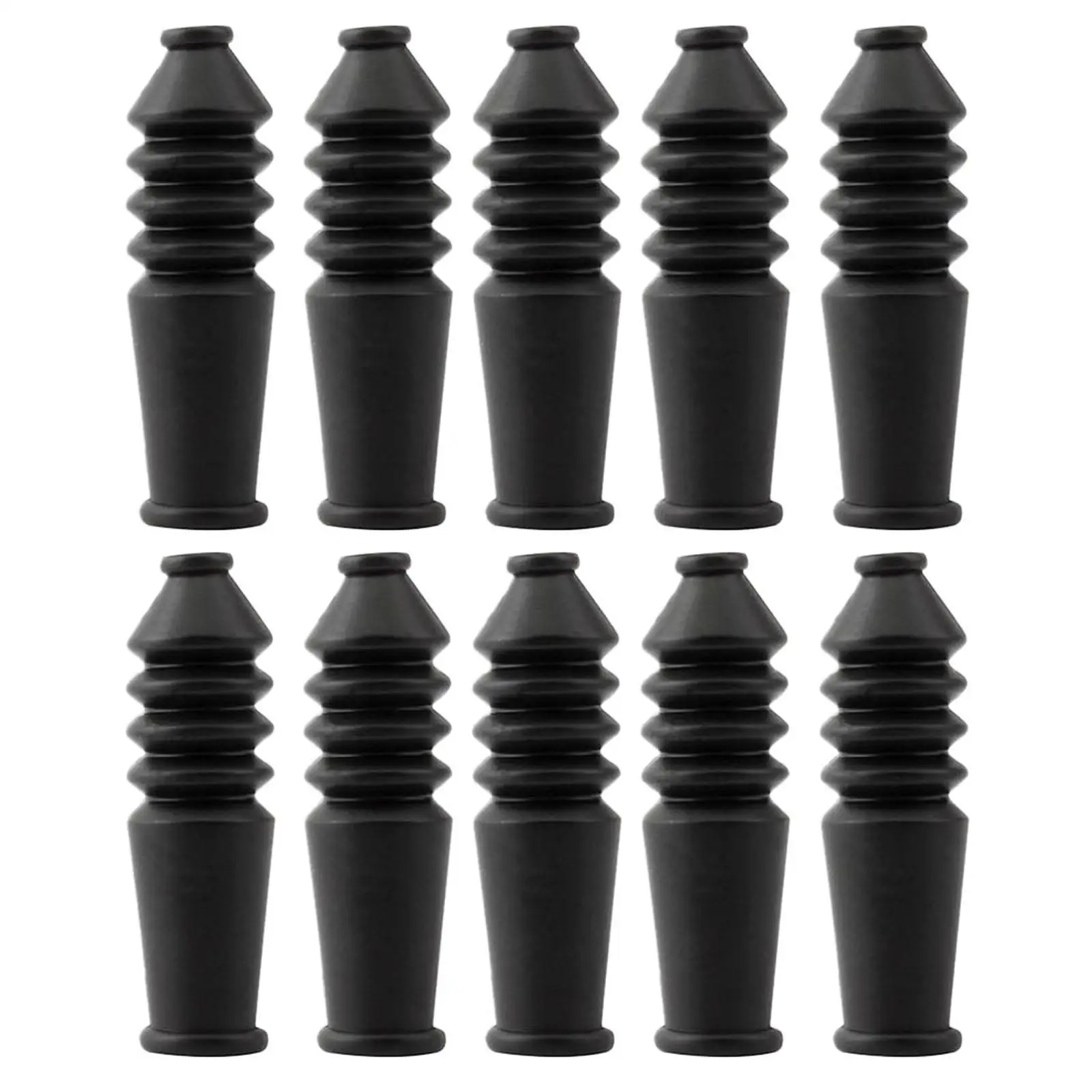 10Pack Road Rubber Sleeve Cover Boots Guide Pipe Noodle
