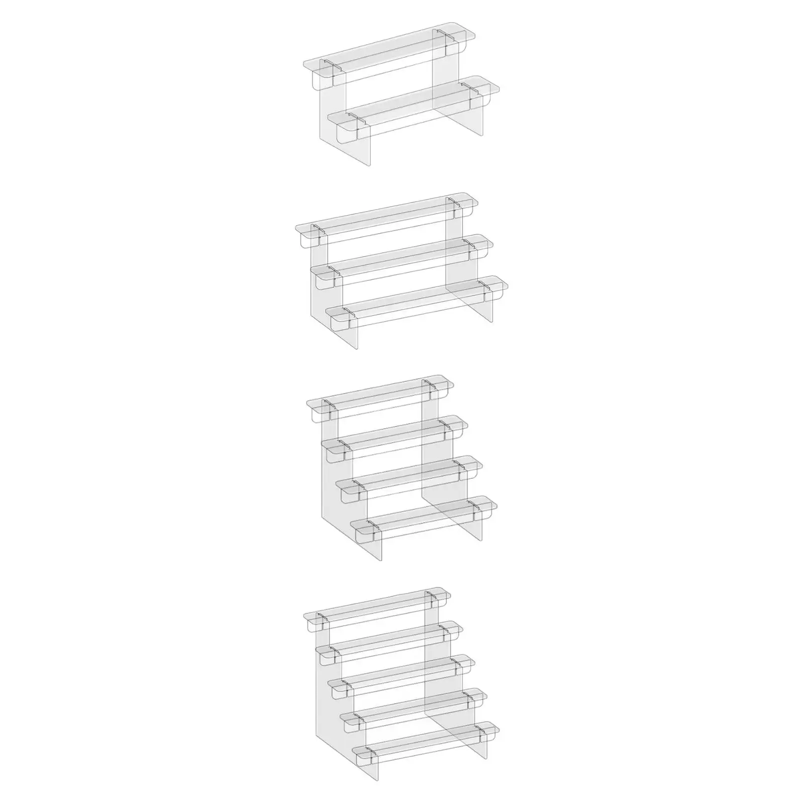 Acrylic Shelf Display Shelves 8