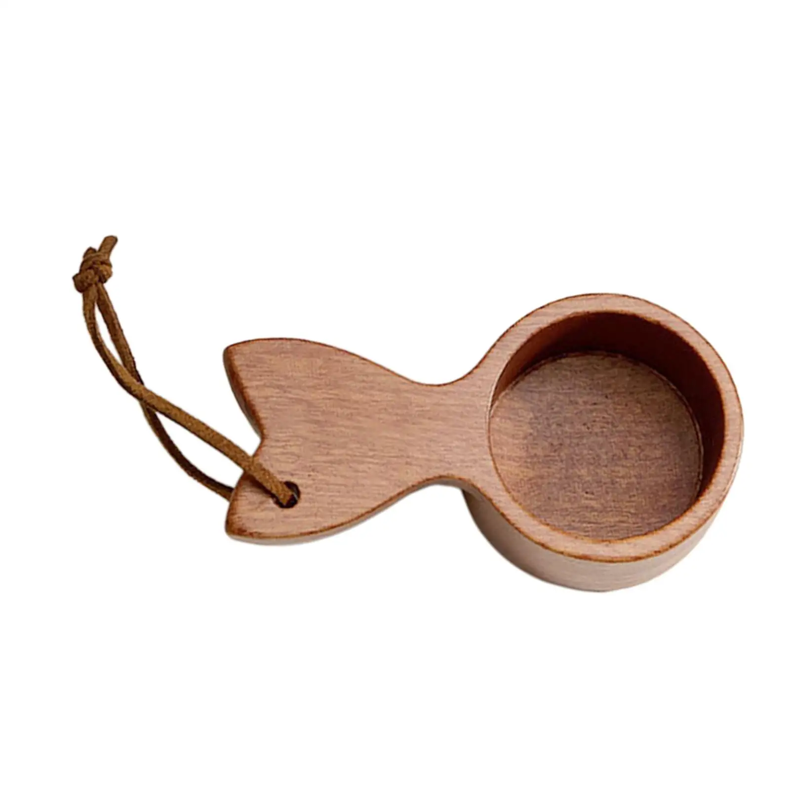 Wooden Coffee Measure Spoon Small Wall Mount Coffee Bean Measuring Spoon Coffee Bean for Camping Gadget