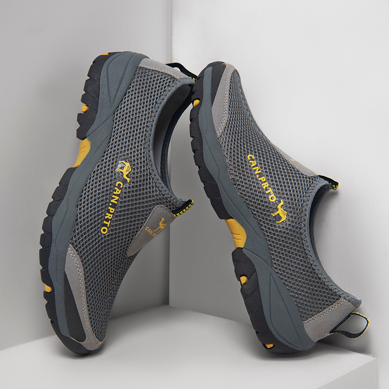 Männer Casual Schuhe Mode Sommer Schuhe Mesh im freien Atmungsaktive Slip-on Wohnungen Männer Turnschuhe Komfortable Wasser Faulenzer Zapatillas – Detail 30
