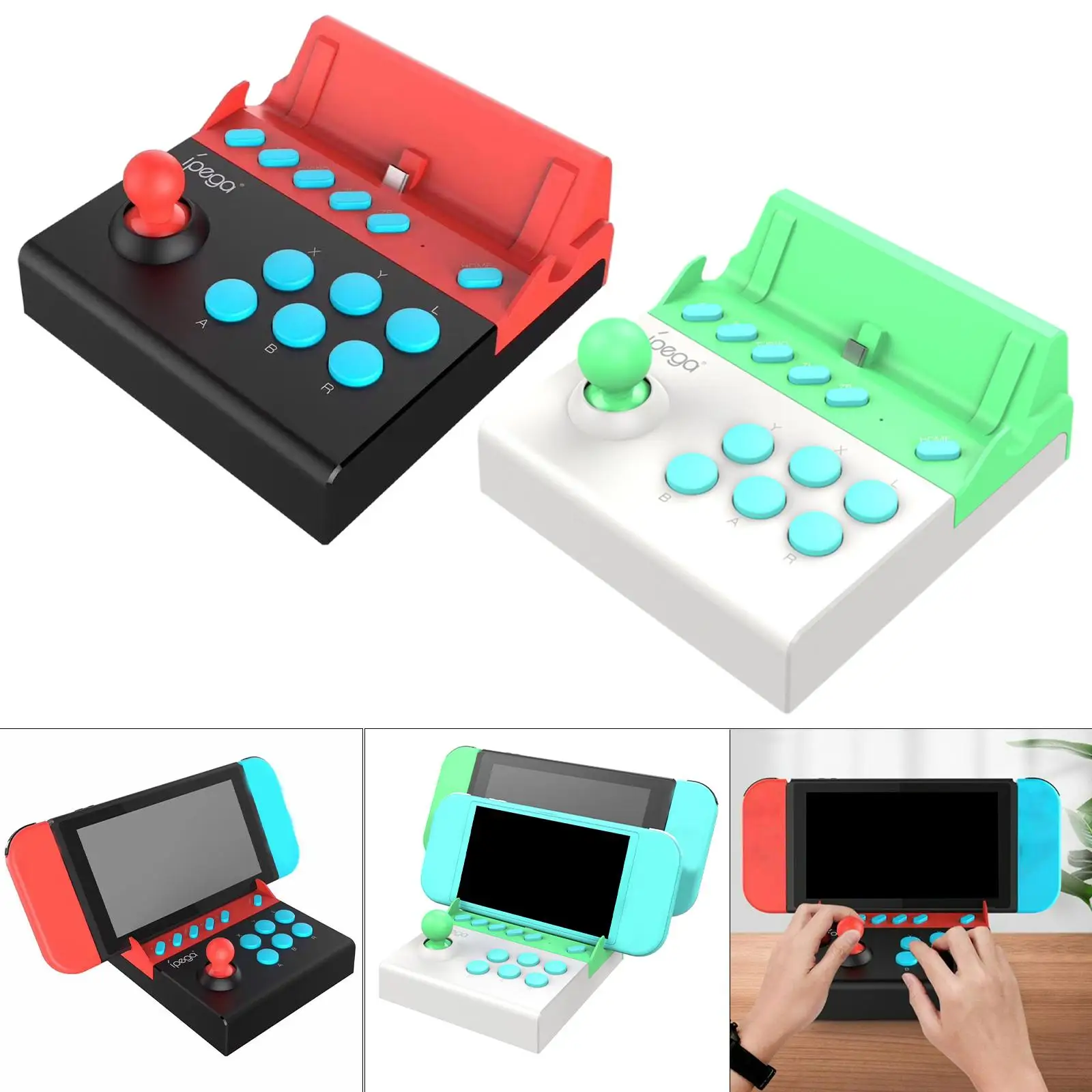 Arcade Fighting Gamepad Joystick Screen USB Handheld Game Controller Fight Stick for Nintendo Switch for Android