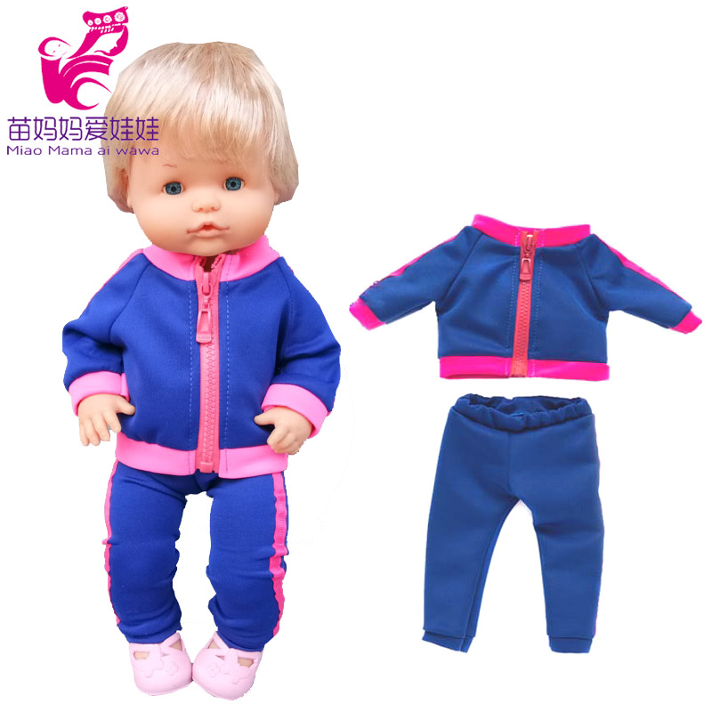 Nenuco Baby Doll Clothes Sweater Hat Scarf Ropa Y Su Hermanita 40cm Baby Doll Outwear Winter Warm Set