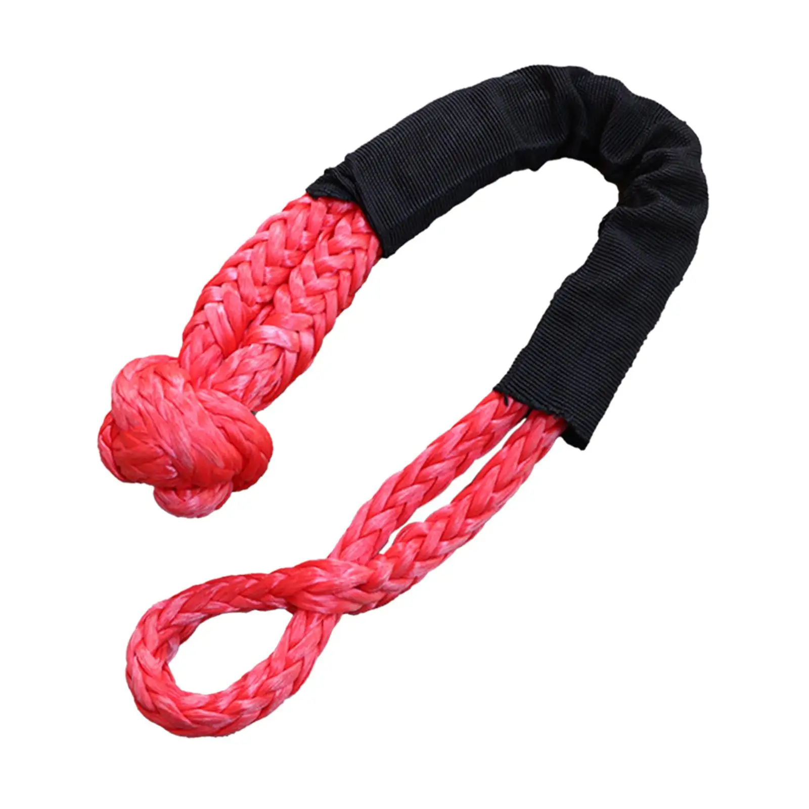 Soft Shackle Durable Protective Sleeve Towing Rope Strong Breaking Strength for ATV UTV SUV Towing Winches Sailing