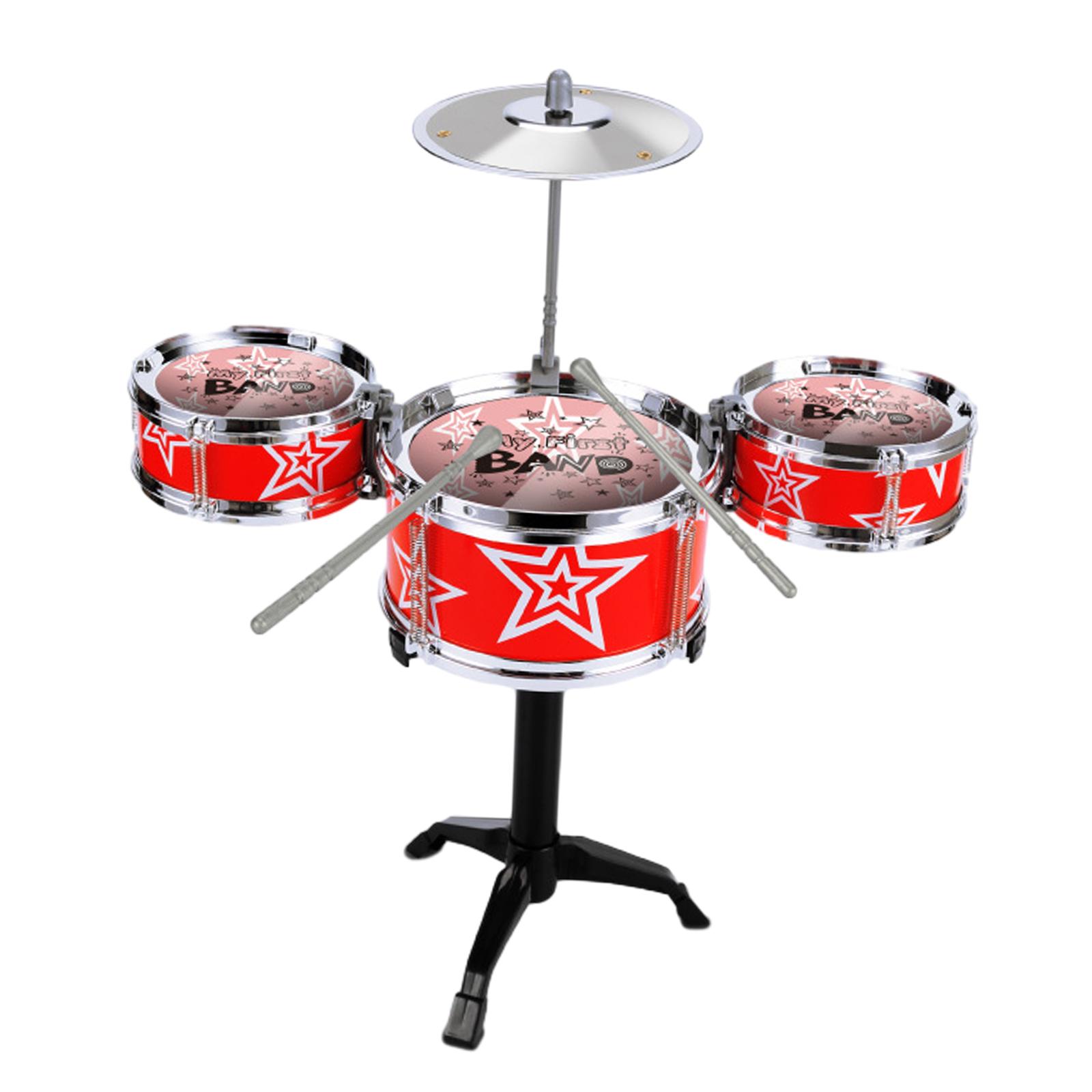 Kids Drum Set Toddlers Instrument Set Playset Portable for Girls Boys Gifts Kids Drum Set Toddlers Instrument Set Playset Portable for Girls Boys Gifts