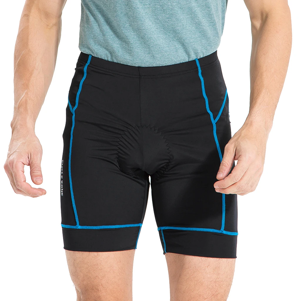 Polyester Elastic Quick Drying Mountain Bike Padded Tights Cycling Shorts Cycle Equipment