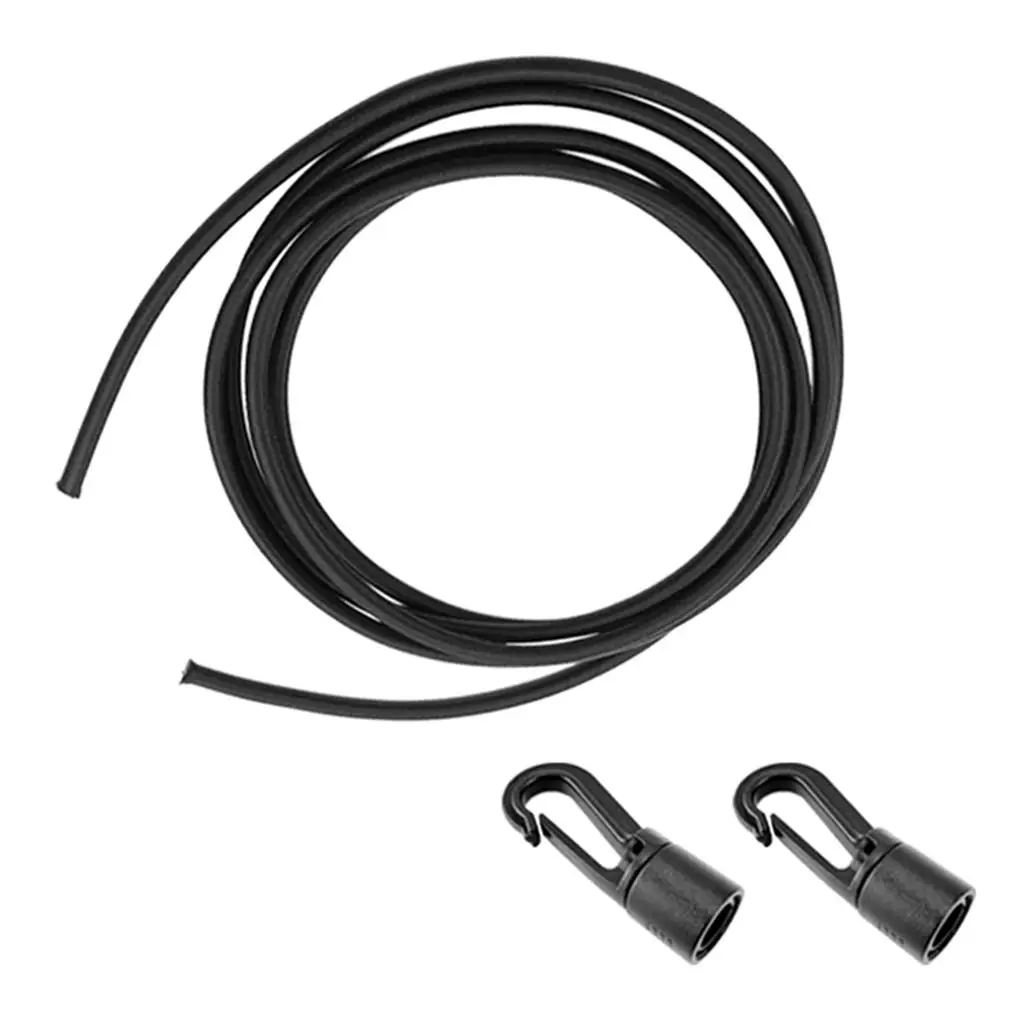 1.5-8 Elastic  Shock Cord with two hooks for Outdoor Surfing