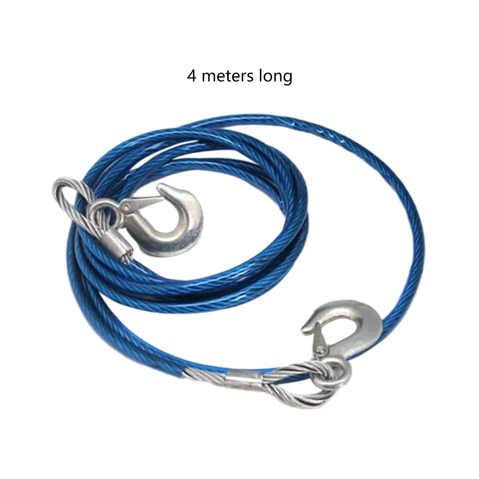 Trailer Rope Anti Slip Tow Rope for Vehicle Recovery Hauling Towing