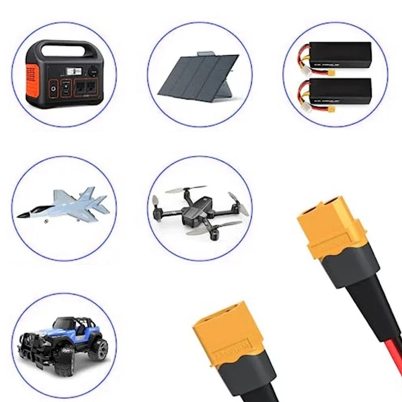 de silício 12AWG, Cabo de extensão para