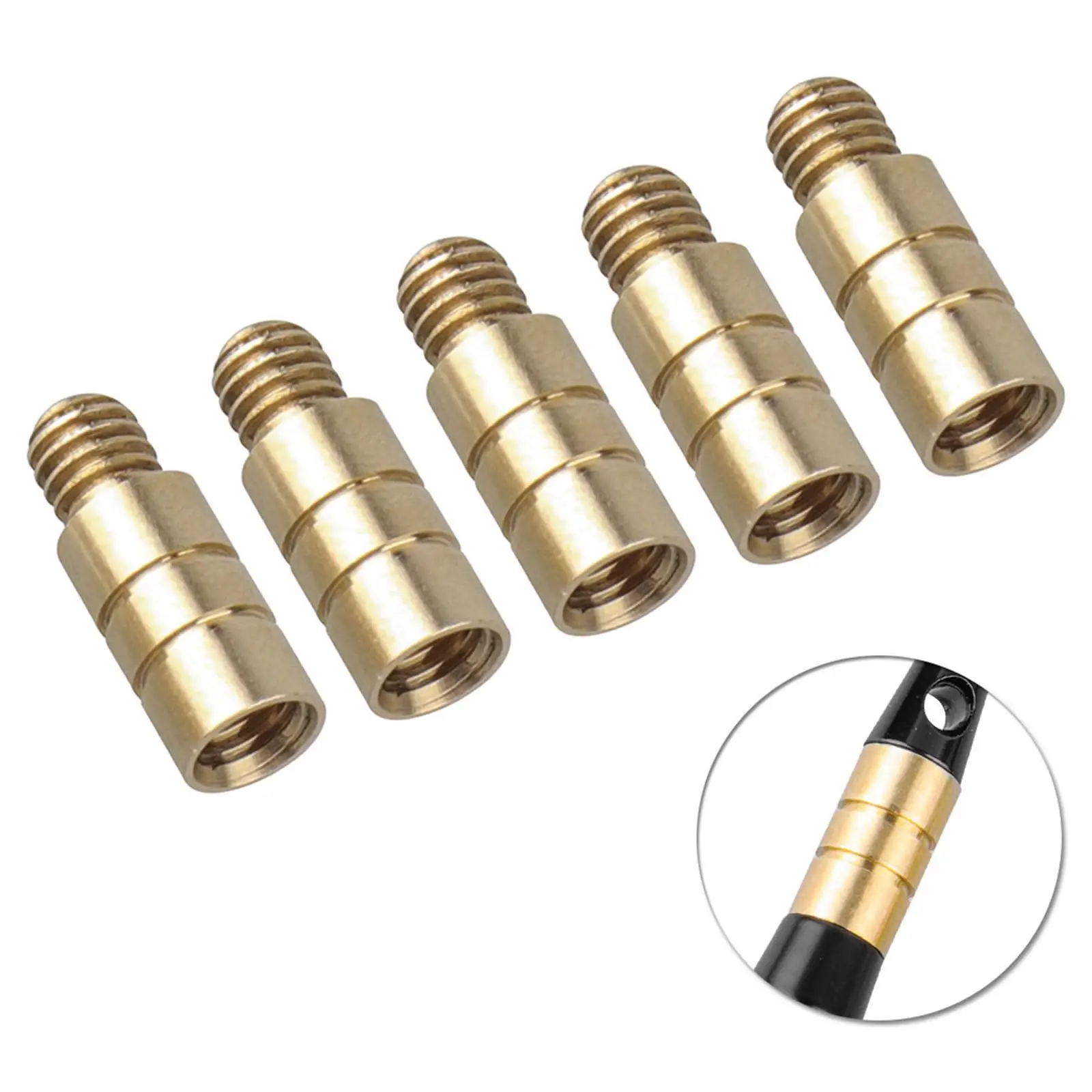 5Pcs Professional Darts Weights 2BA Pole Hardware Fittings Add for Soft and Steel Darts