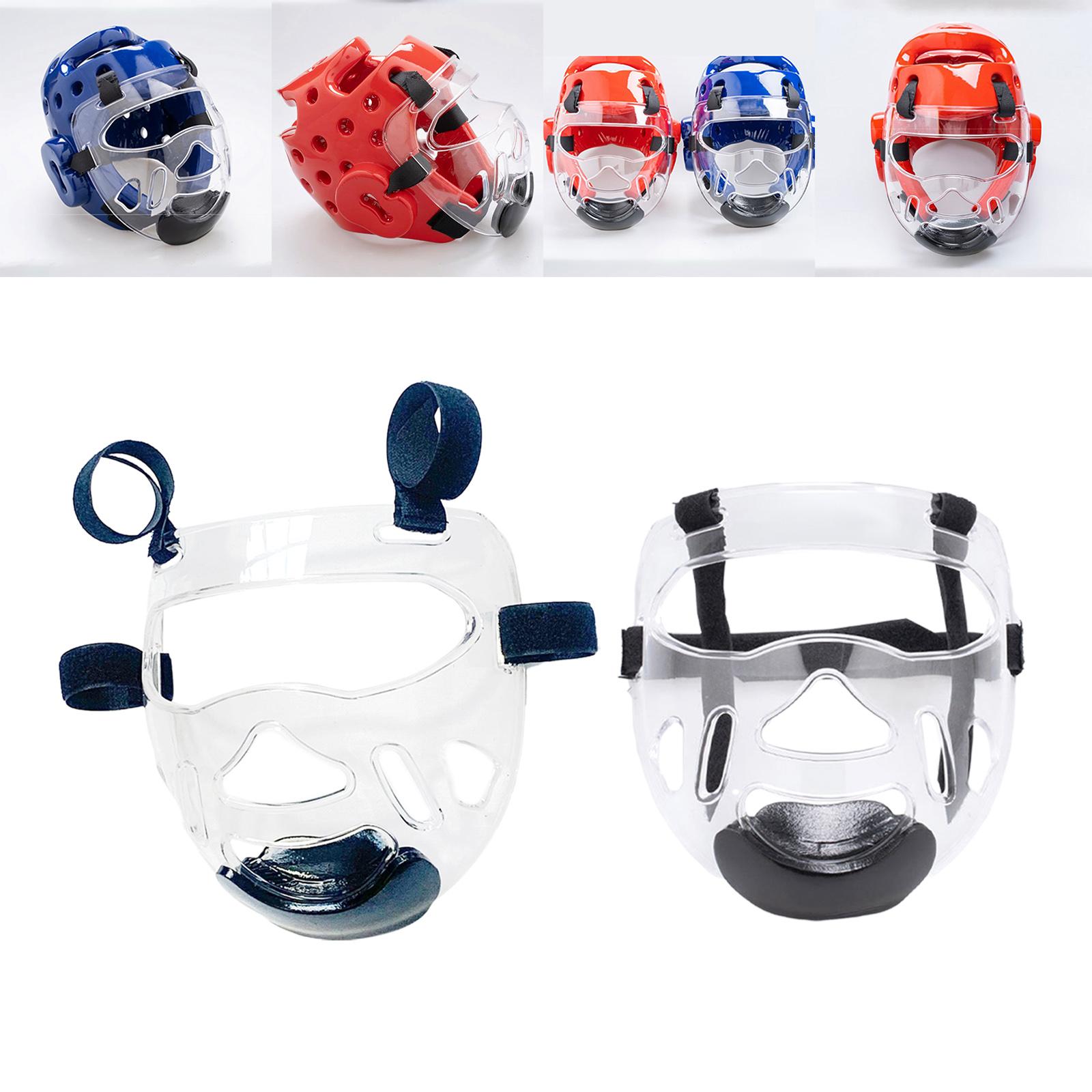 Description Picture 6 of itemTaekwondo Mask Protector Adults Kids Helmet Head Cover Detachable Men Women Face Guard for Boxing Karate