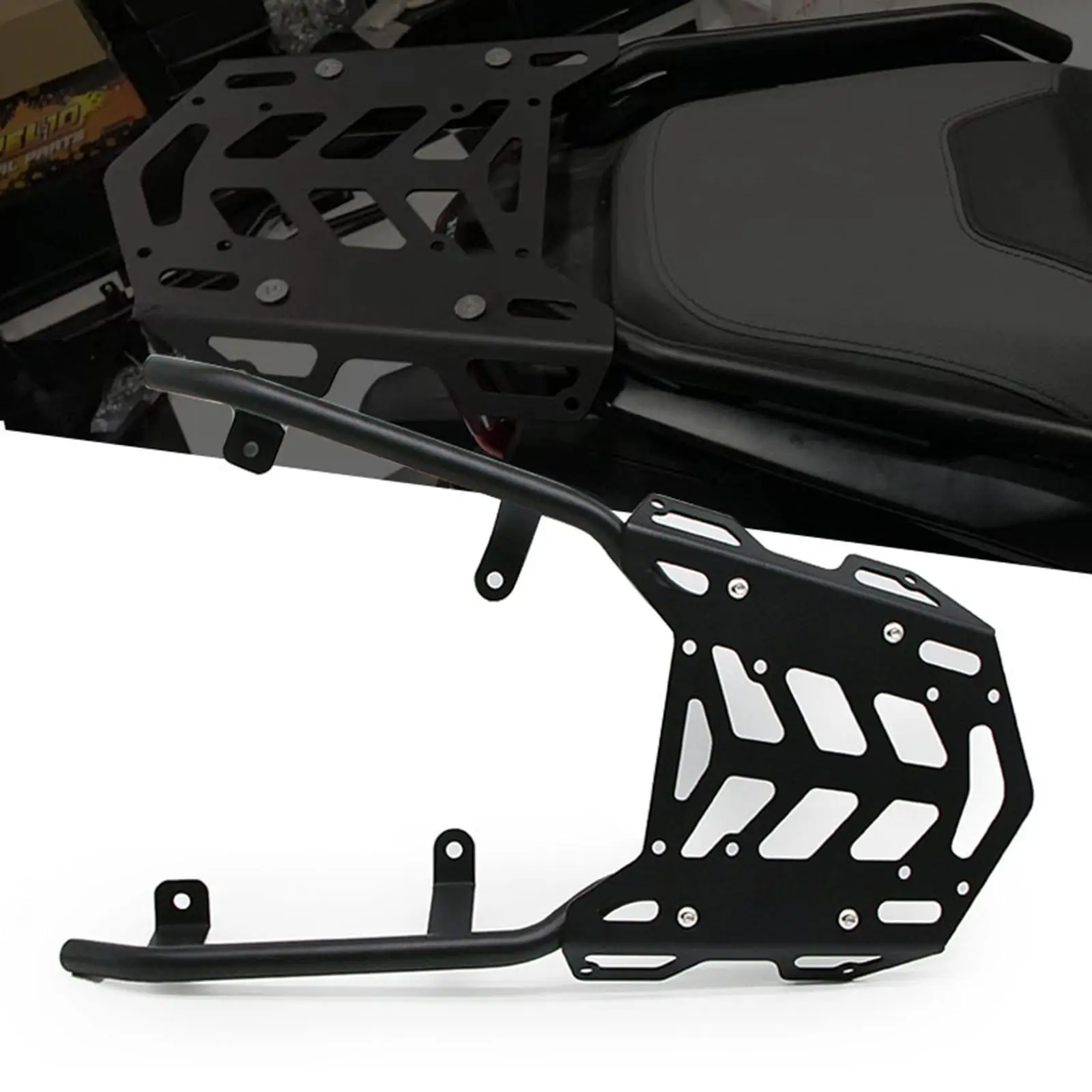 Motorcycle Rear Top Box Base Bracket Support Carrier Shelf Cargo Frame for Honda Adv 150 19-21